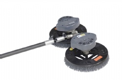 Double Head Water Driven Rotating Brushes