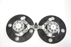 Double Head Water Driven Rotating Brushes
